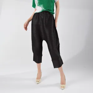2025 counter women's pants summer women's pants basic new irregular loose seven-point low-end casual Harlan pants