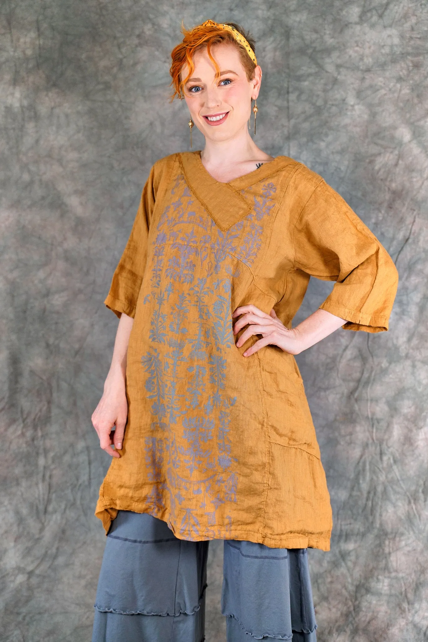 2133 Crossover Urchin Tunic Antique Bronze-P