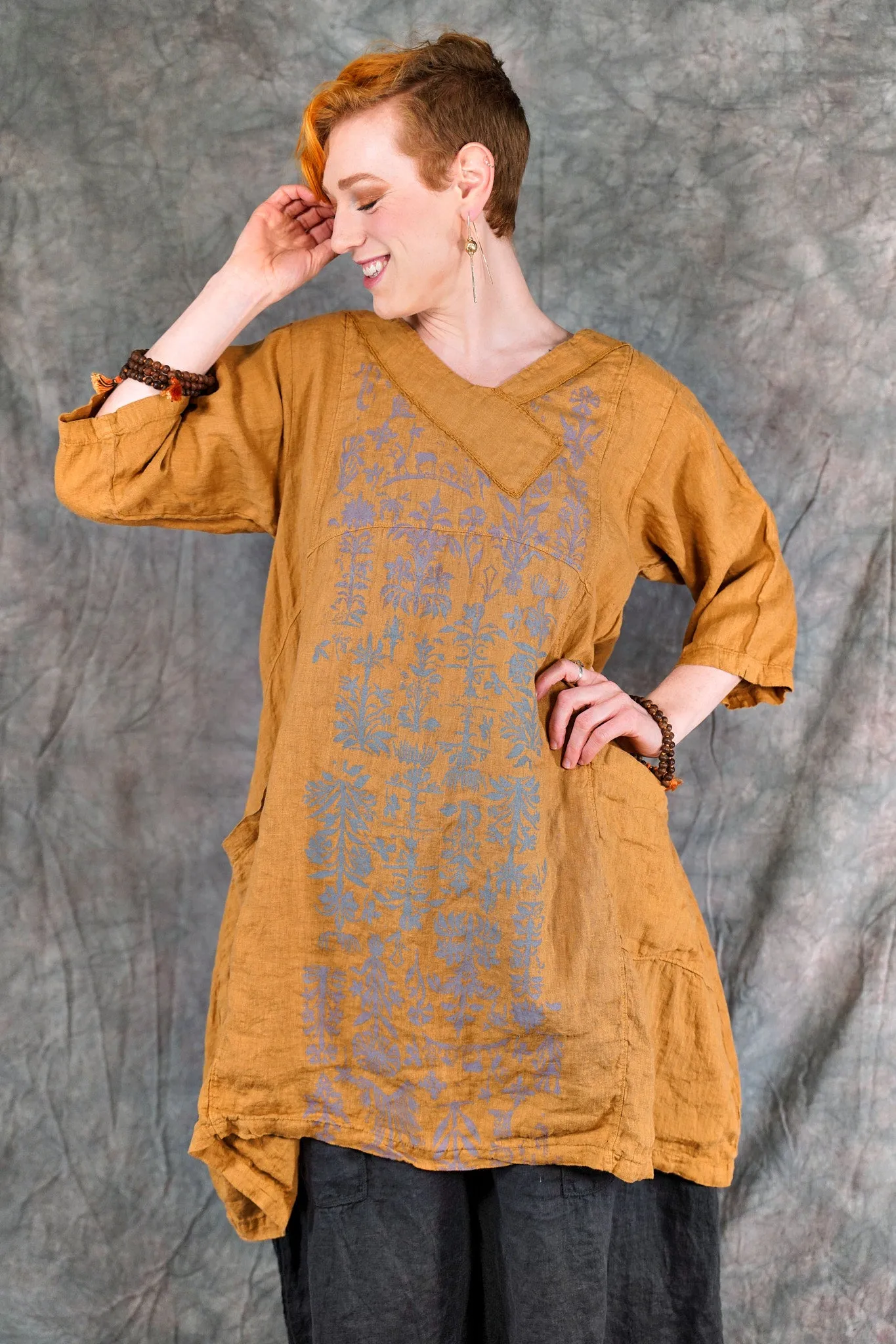 2133 Crossover Urchin Tunic Antique Bronze-P