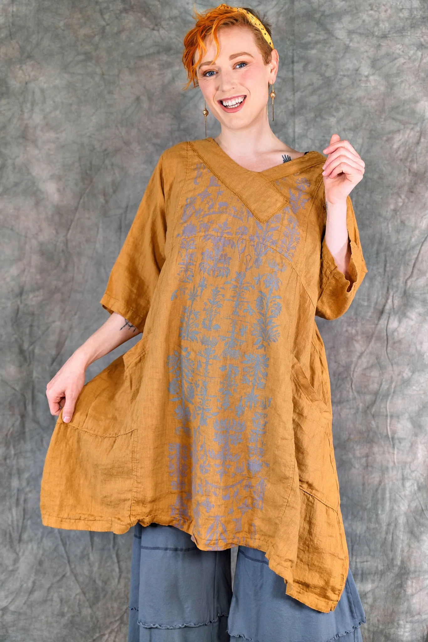 2133 Crossover Urchin Tunic Antique Bronze-P