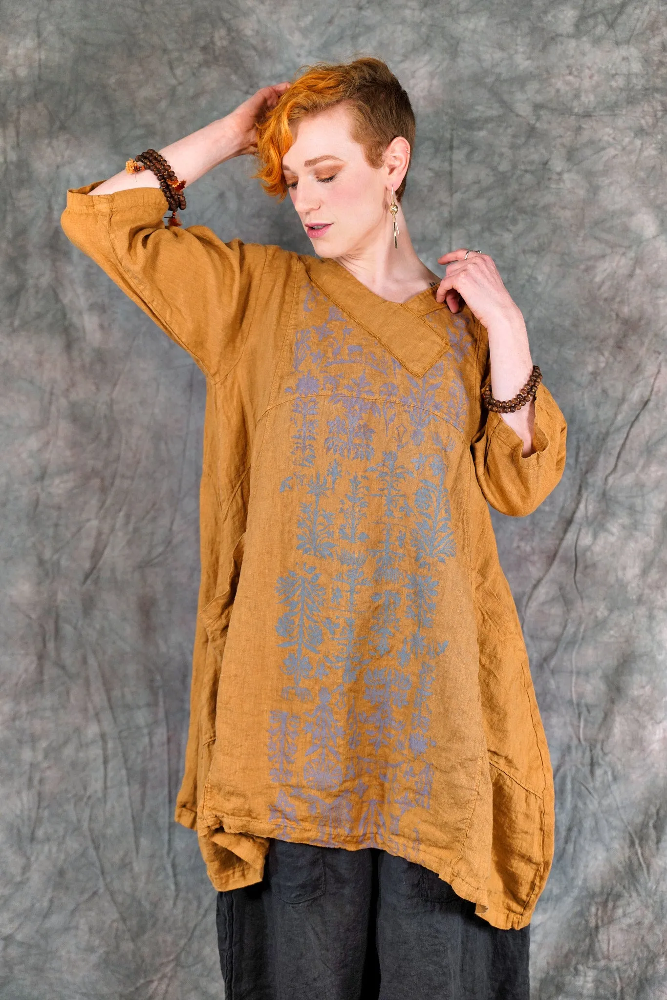 2133 Crossover Urchin Tunic Antique Bronze-P