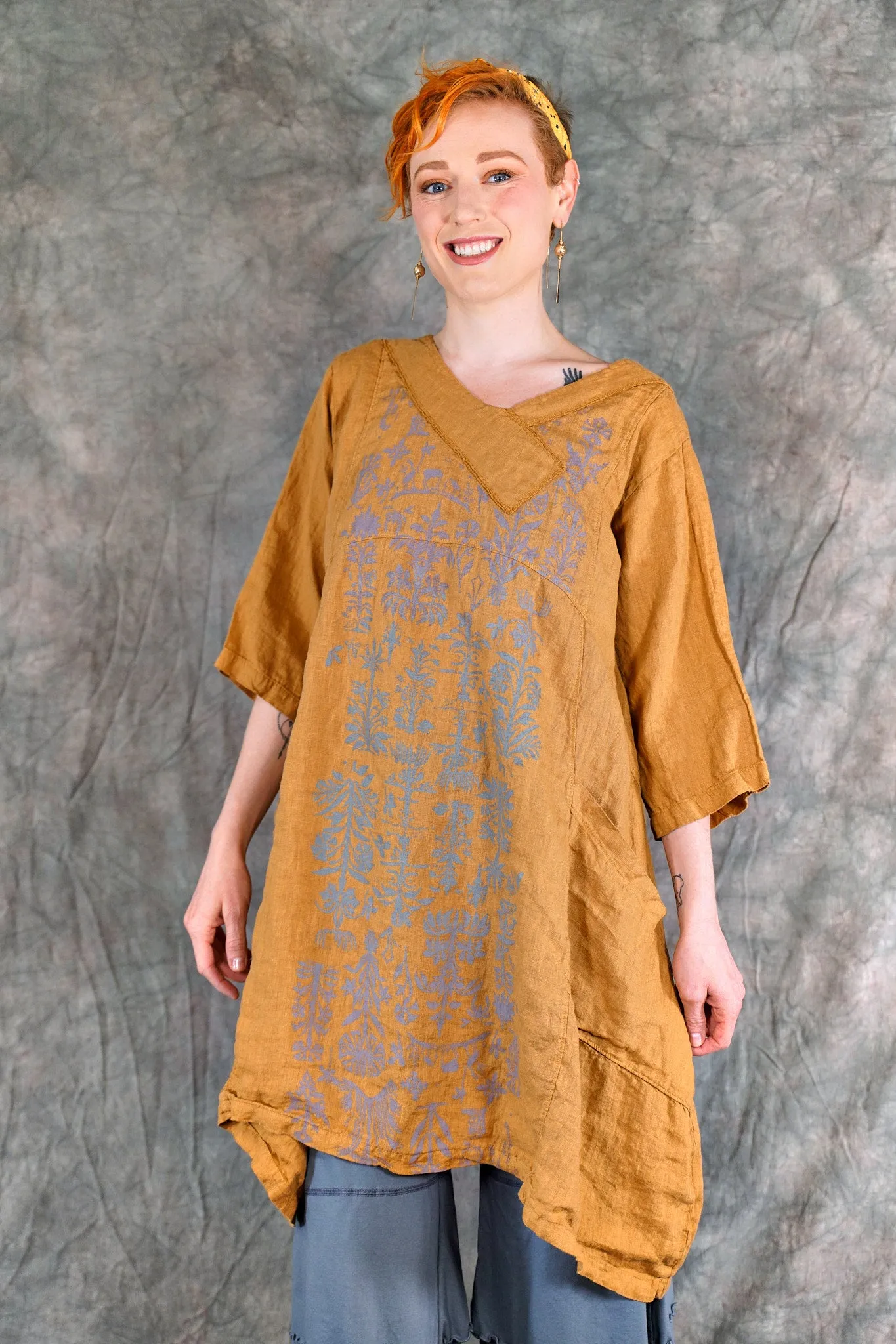 2133 Crossover Urchin Tunic Antique Bronze-P