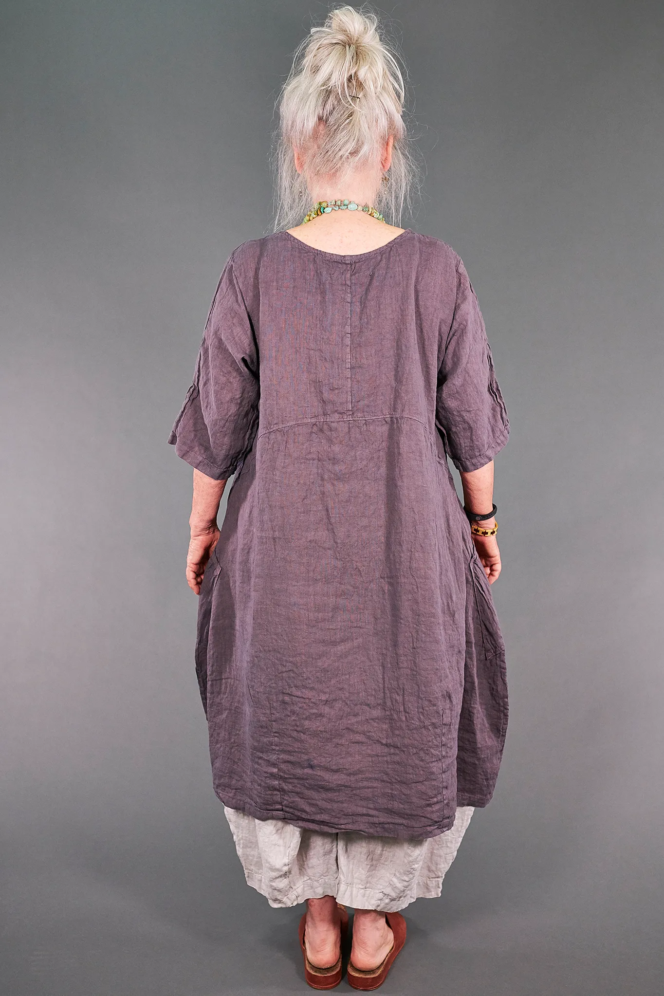 2195 Serenade Tunic Flint-Splendid Bouquet