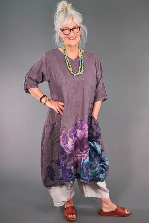 2195 Serenade Tunic Flint-Splendid Bouquet