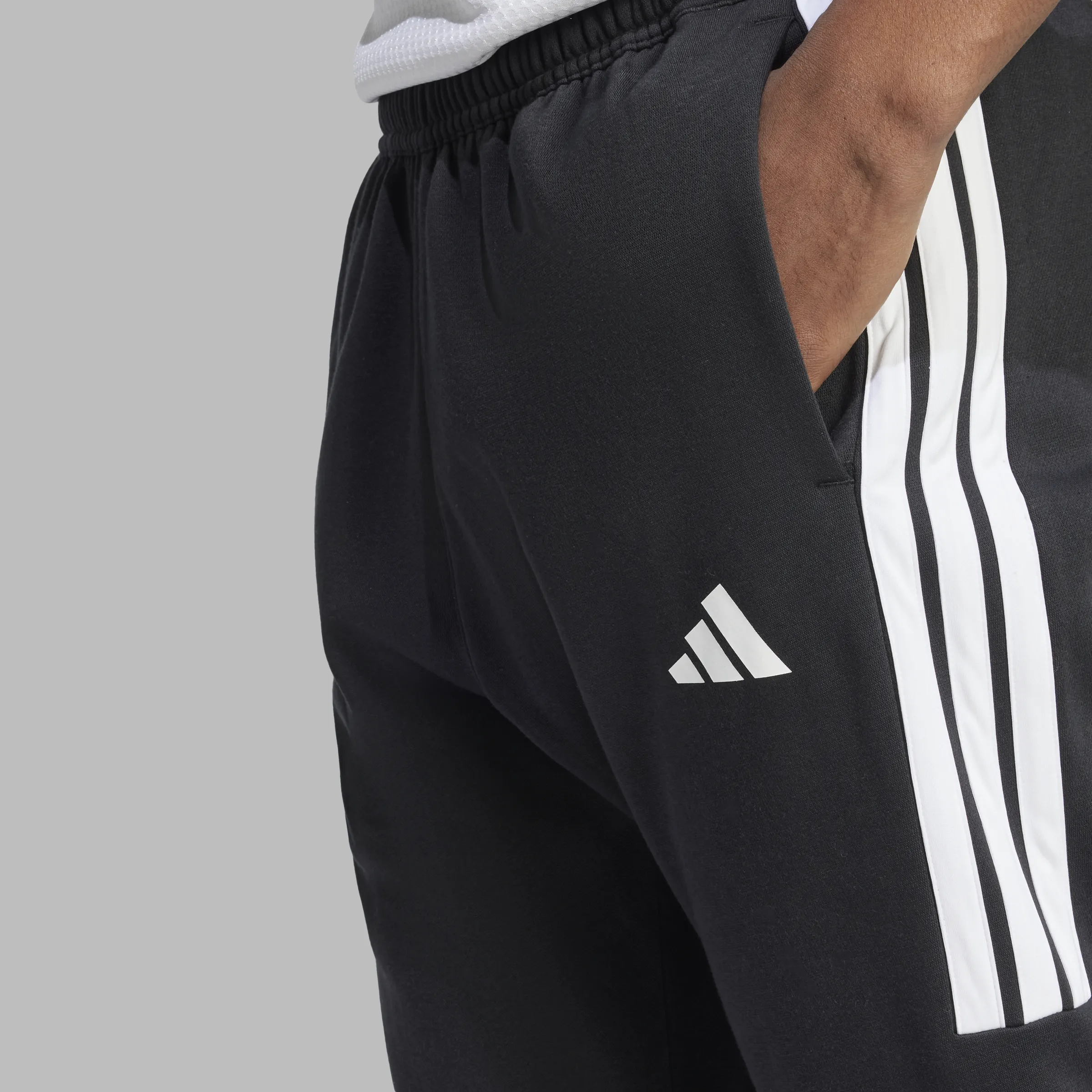 Adidas Mens House of Tiro Fleece Joggers - Black