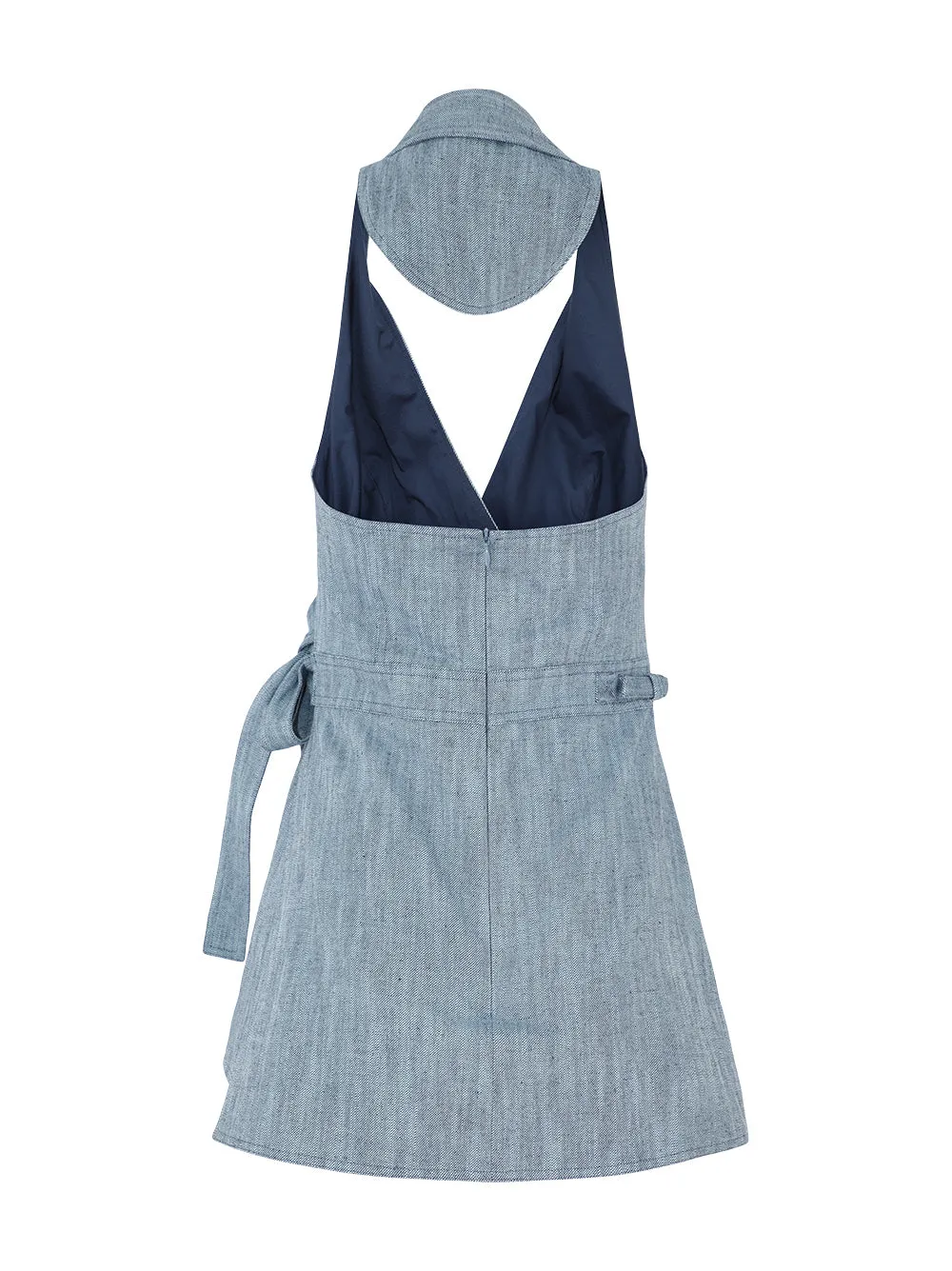 Alexis Zephyr Dress in Stone Blue