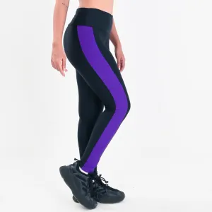 Allure Yoga Pants - Black/Purple