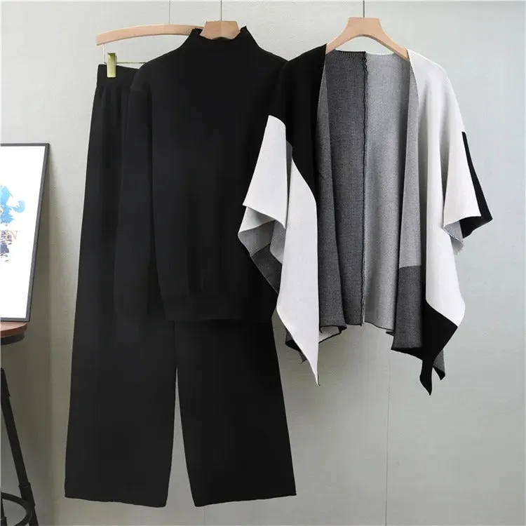 Alyssa™ - Chic Knitted Three-Piece Set
