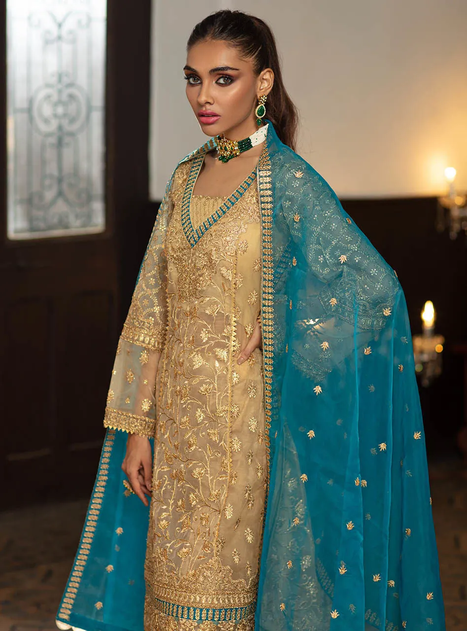 AMINEH | Zainab Chottani Wedding Festive Collection 2021 | Unstitched Embroidered Organza Suits