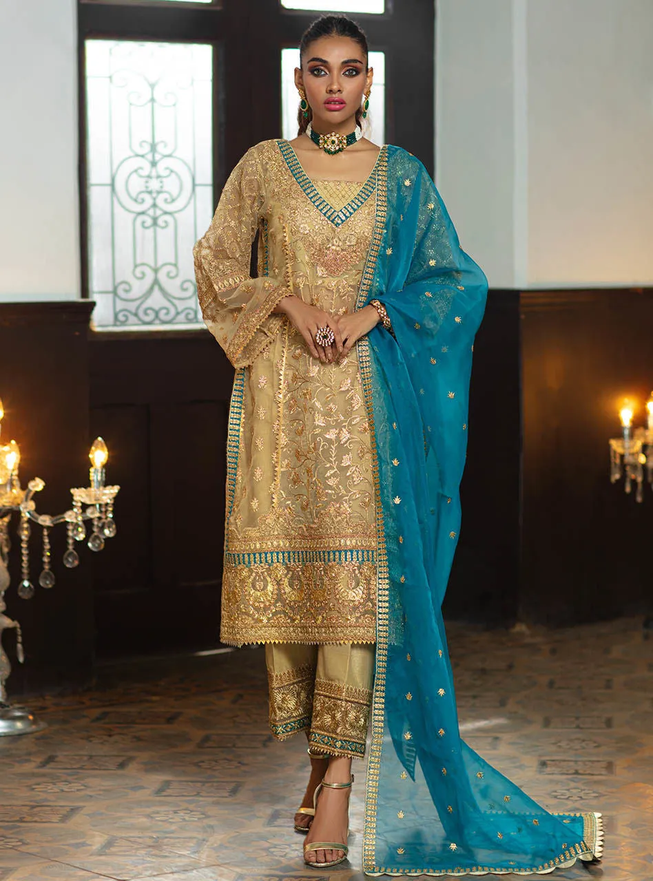 AMINEH | Zainab Chottani Wedding Festive Collection 2021 | Unstitched Embroidered Organza Suits