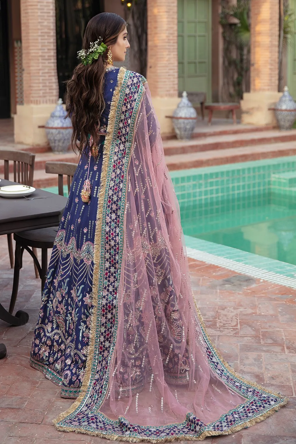 ANOUSH | Afrozeh Hayat Wedding Formals Collection 2021 | Unstitched Embroidered Chiffon Suits