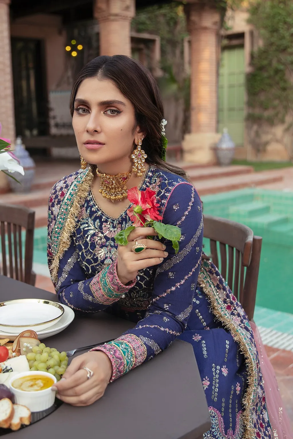 ANOUSH | Afrozeh Hayat Wedding Formals Collection 2021 | Unstitched Embroidered Chiffon Suits