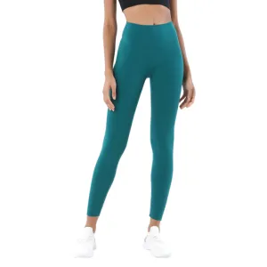 ANYCHIC Leggings Lake Green Yoga Pants Gym Tights Sports Fitness Pants Push Up High Waist Hip Lifting For Women