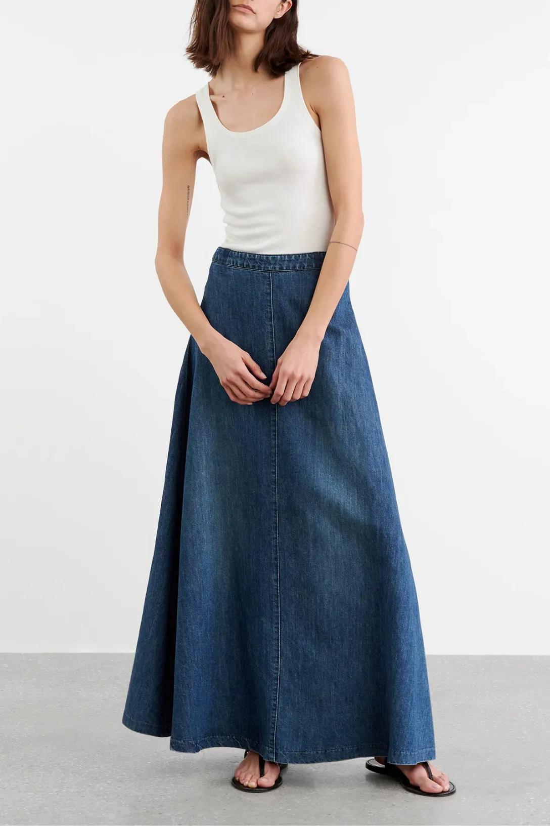 Astrid Denim Skirt | Classic Wash