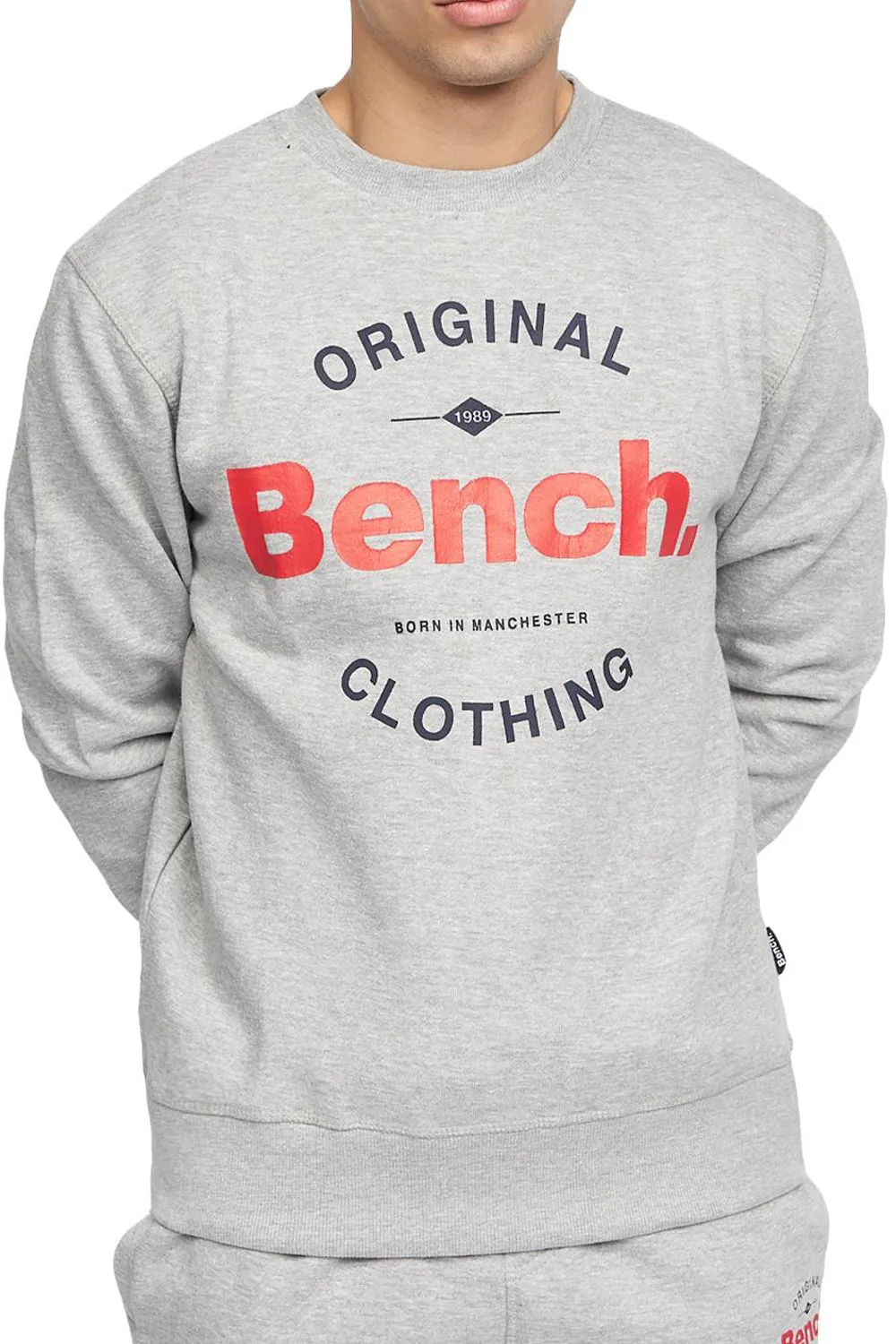 Bench Mens Fleece Pullover Jumper