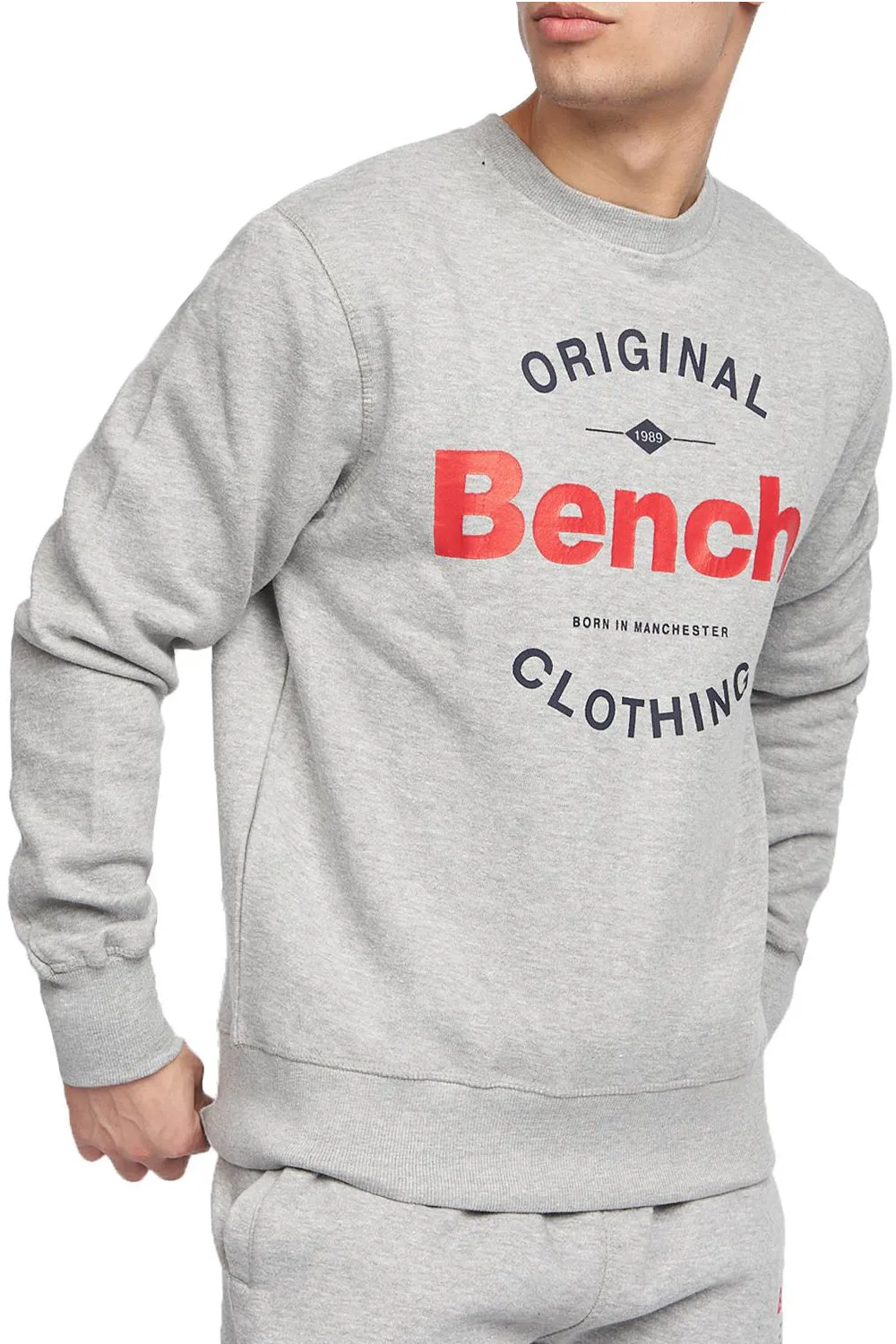 Bench Mens Fleece Pullover Jumper