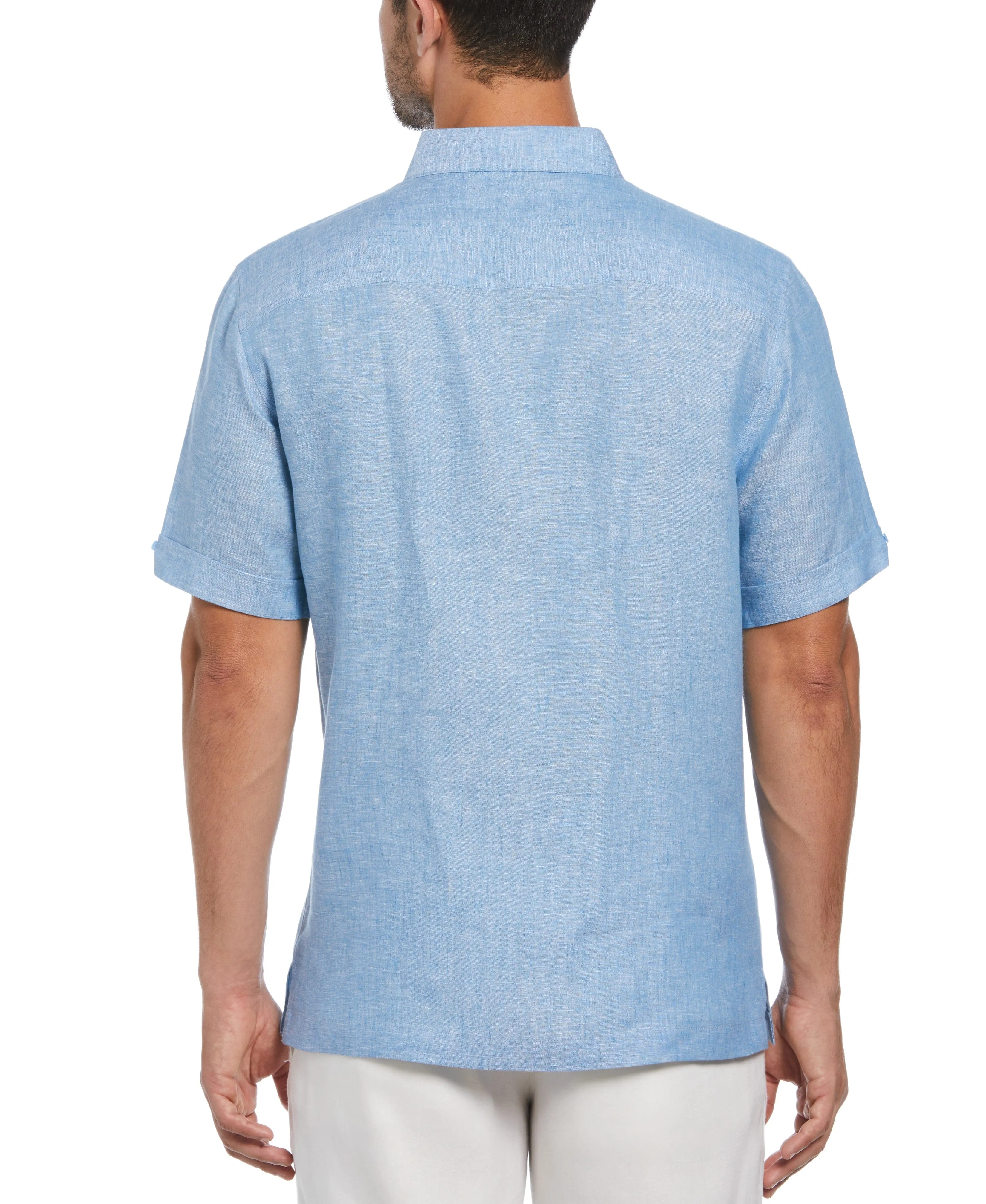 Big & Tall Classic Two-Tone Linen Shirt