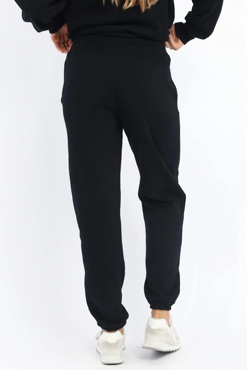 Black Track Pants Jogger