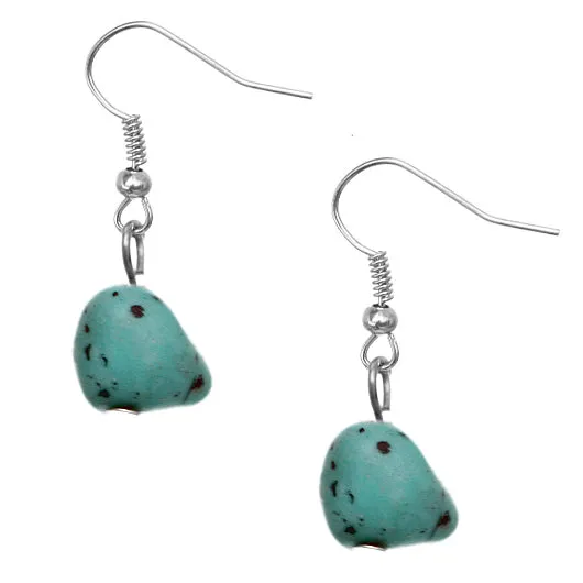 Blue Beaded Illusion Invisible Necklace Set