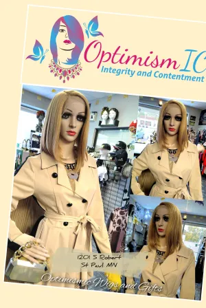 Bob Blonde Synthetic 12 inch Fashion Wigs $25 Optimismic Wigs and Gifts West St Paul MN