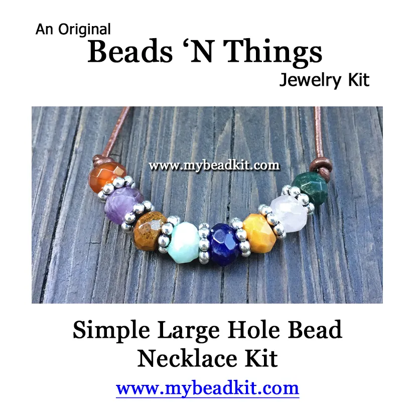 Boho Beaded Adjustable Necklace Kit