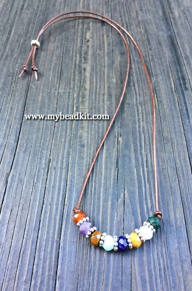 Boho Beaded Adjustable Necklace Kit
