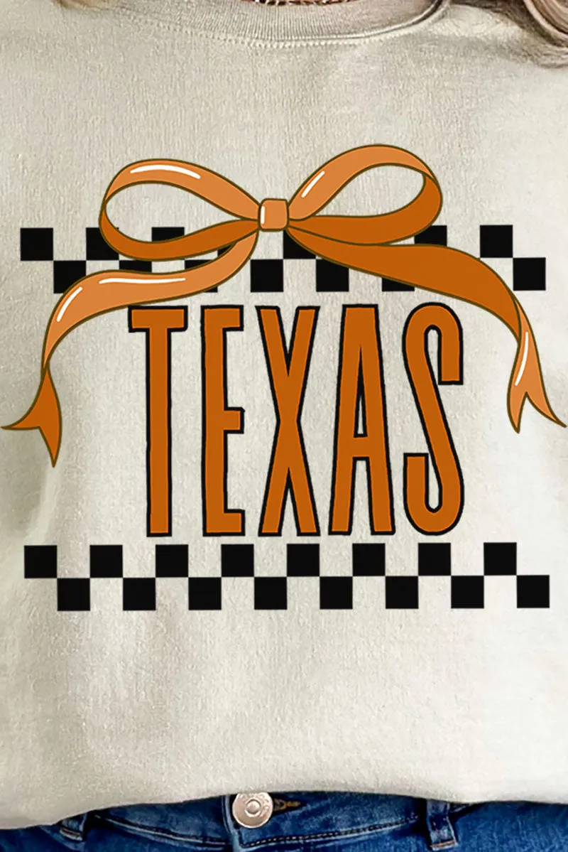 Bow Texas Check Unisex NuBlend Crew Sweatshirt