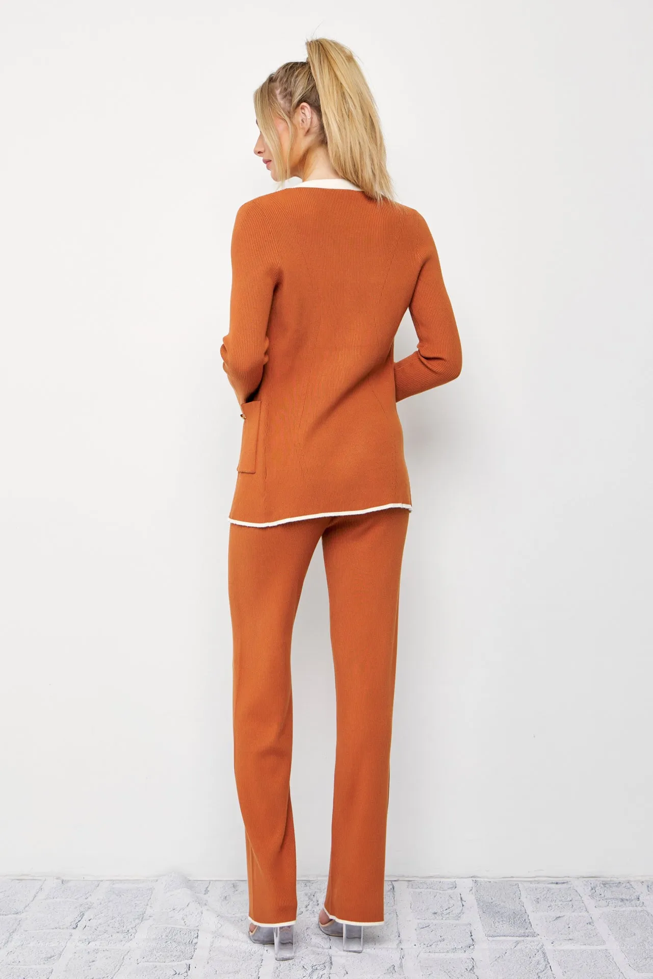 Callie Knit Cardigan and Pants Set
