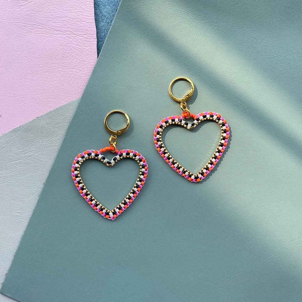 Candy Heart style Earrings