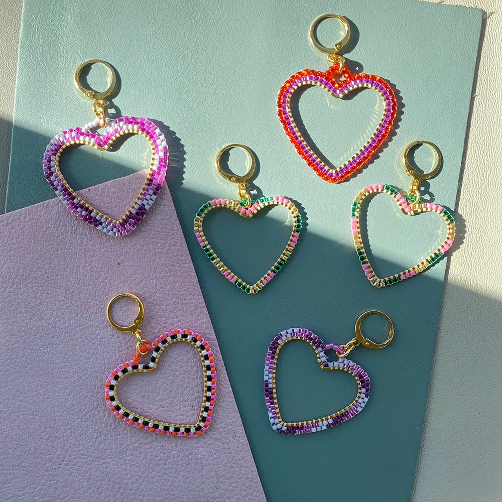 Candy Heart style Earrings
