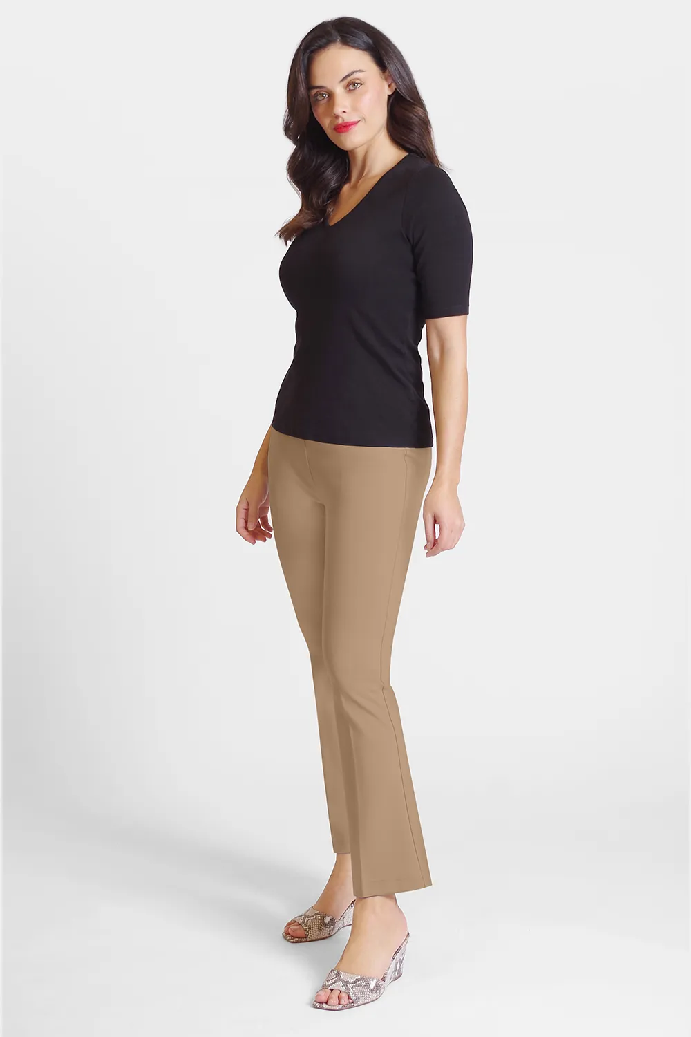 Cher Flare Pant - Paramount Knit: FINAL SALE