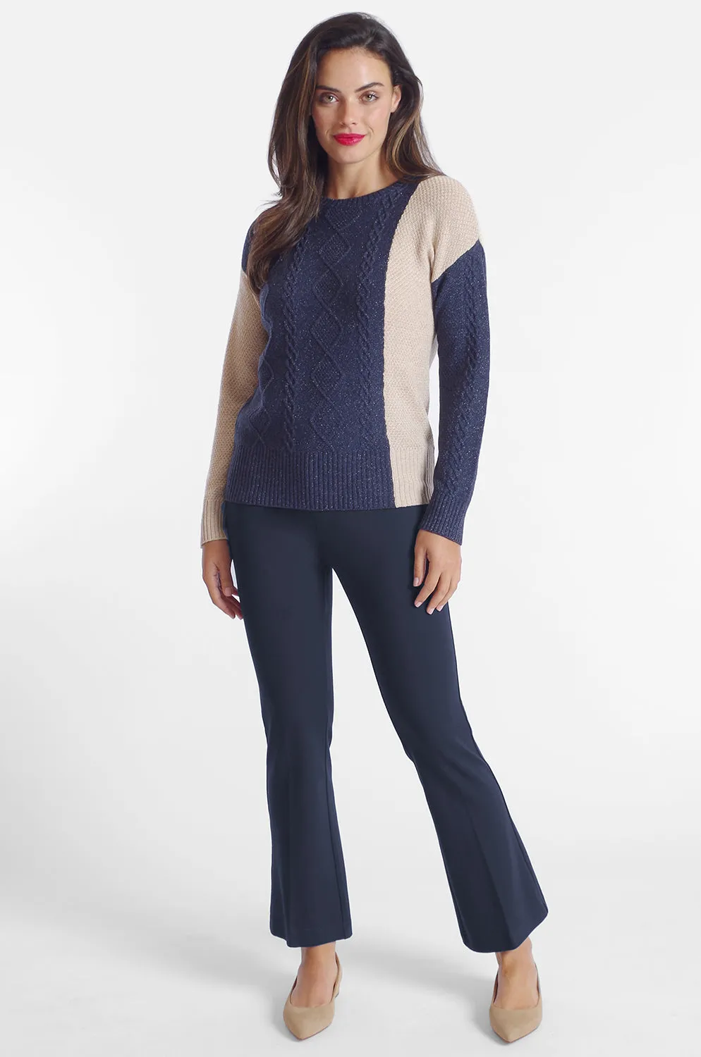 Cher Flare Pant - Paramount Knit: FINAL SALE