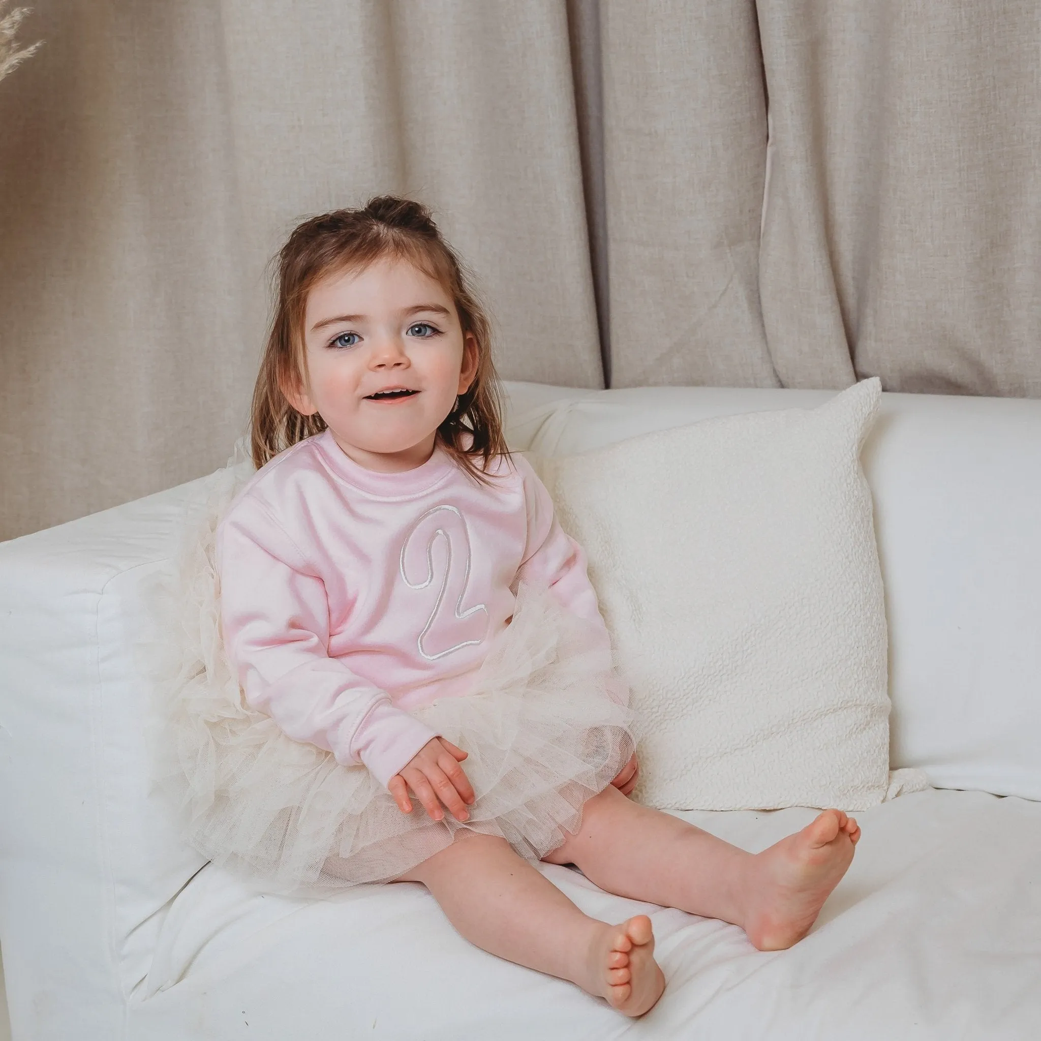 Classic Birthday Number Embroidered Sweater