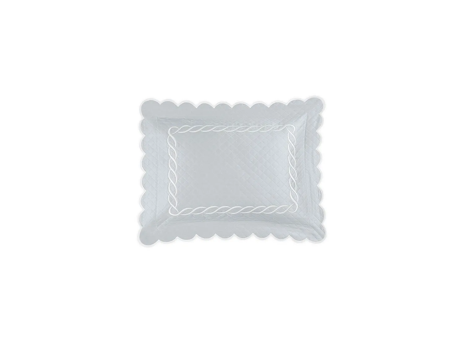 Classic Chain Scallop Matelassé Sham