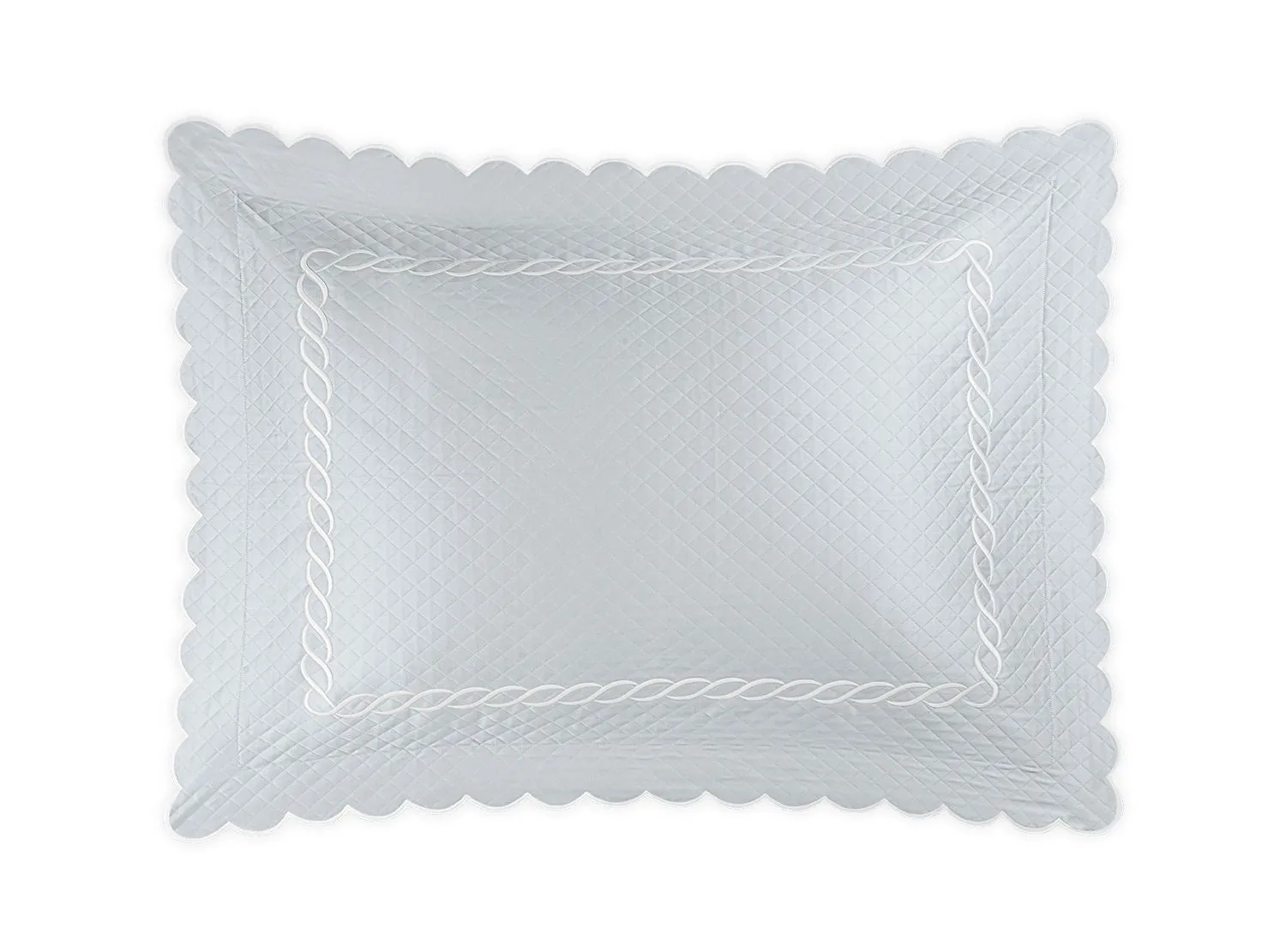 Classic Chain Scallop Matelassé Sham