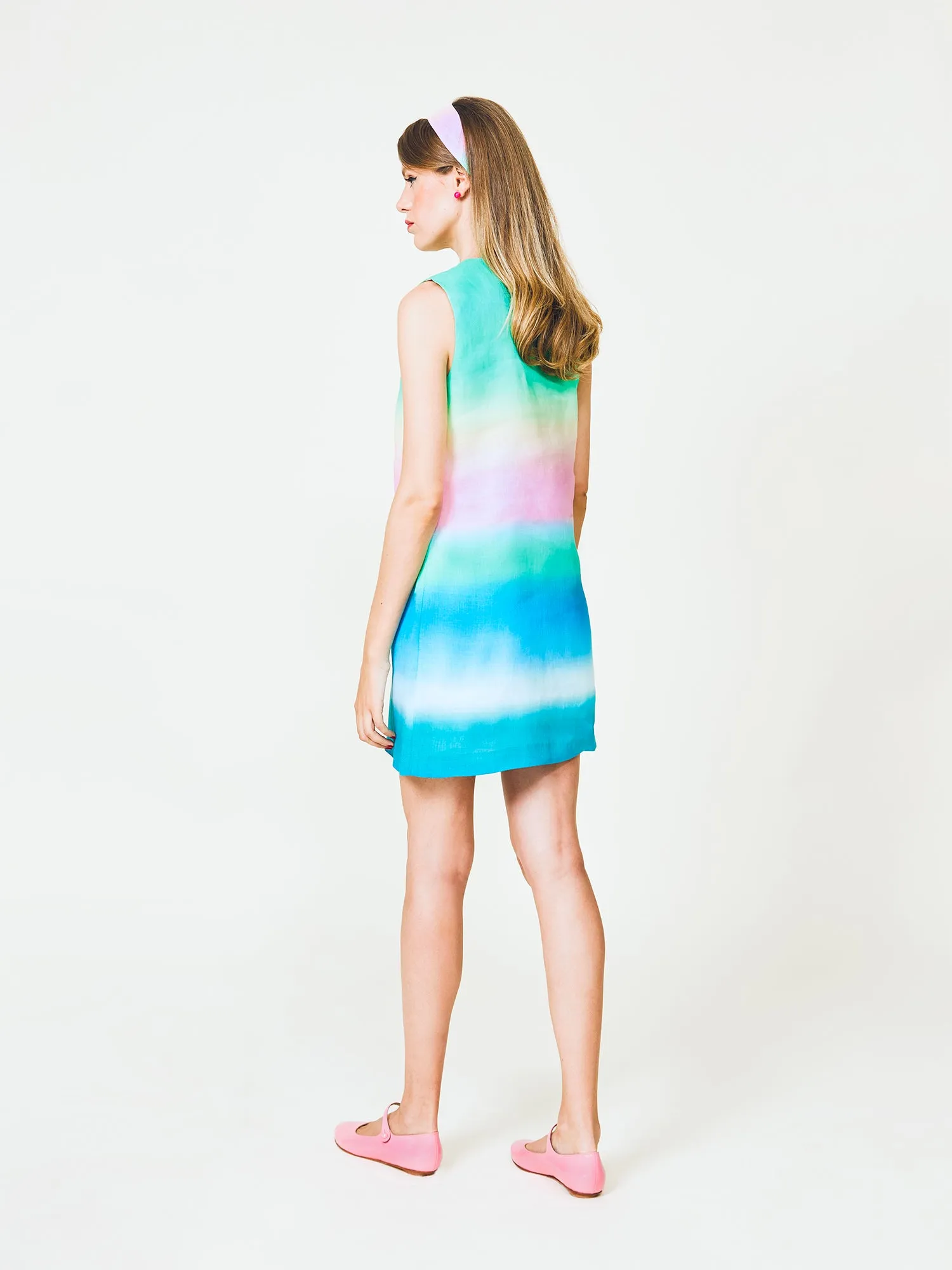 Classic Linen Mini Dress