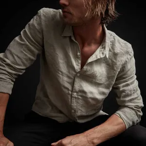 Classic Linen Shirt - Mineral Pigment