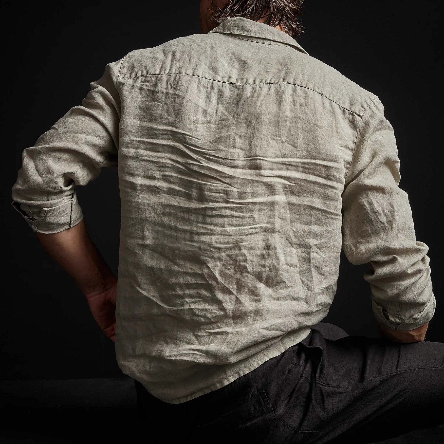 Classic Linen Shirt - Mineral Pigment