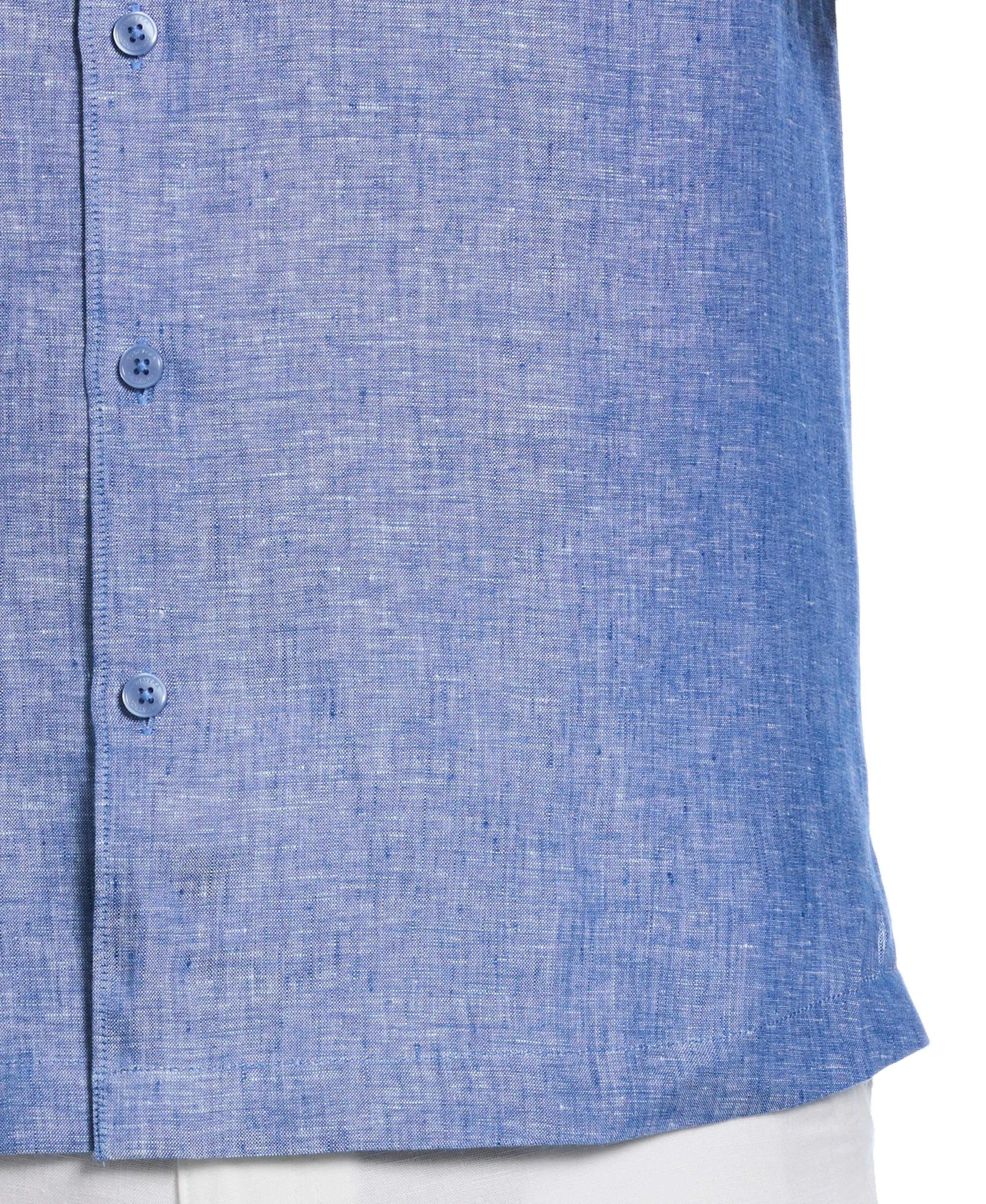 Classic Two-Tone Linen Shirt