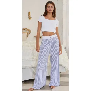 Coastal Breeze Striped Lounge Pants