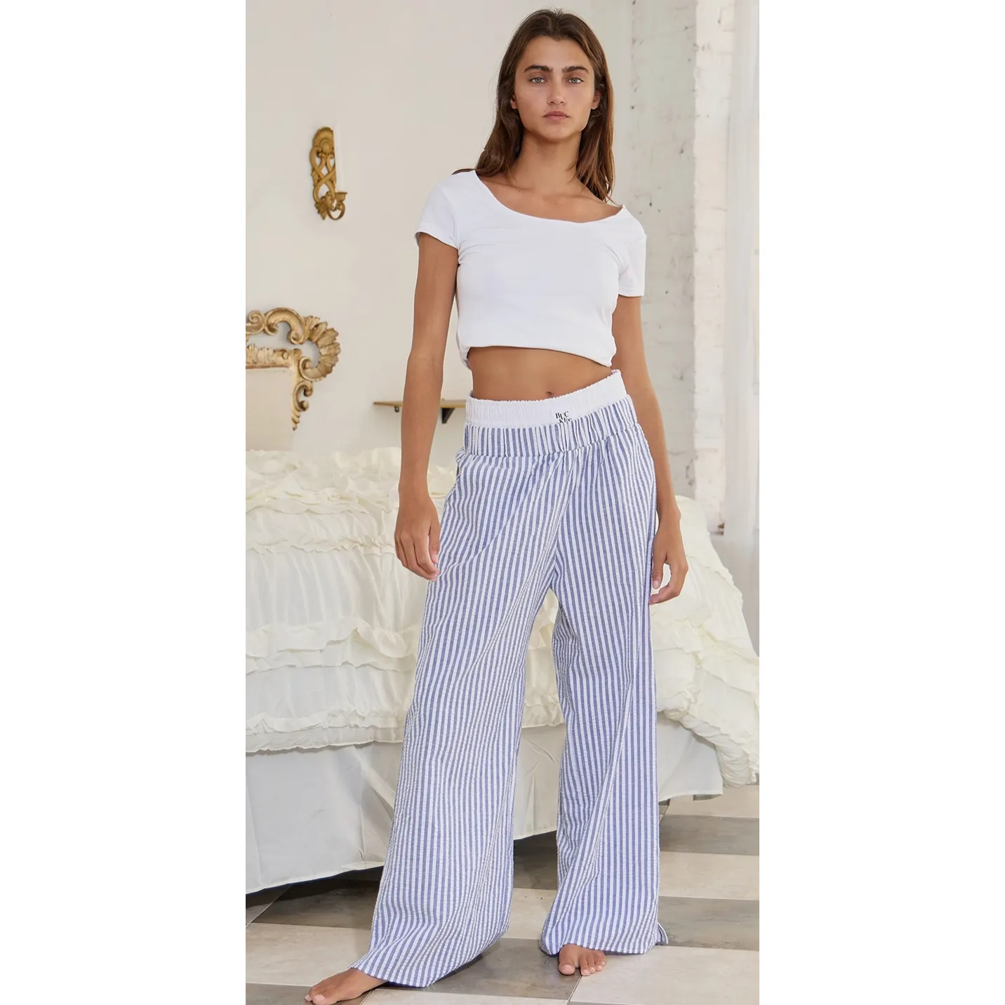 Coastal Breeze Striped Lounge Pants