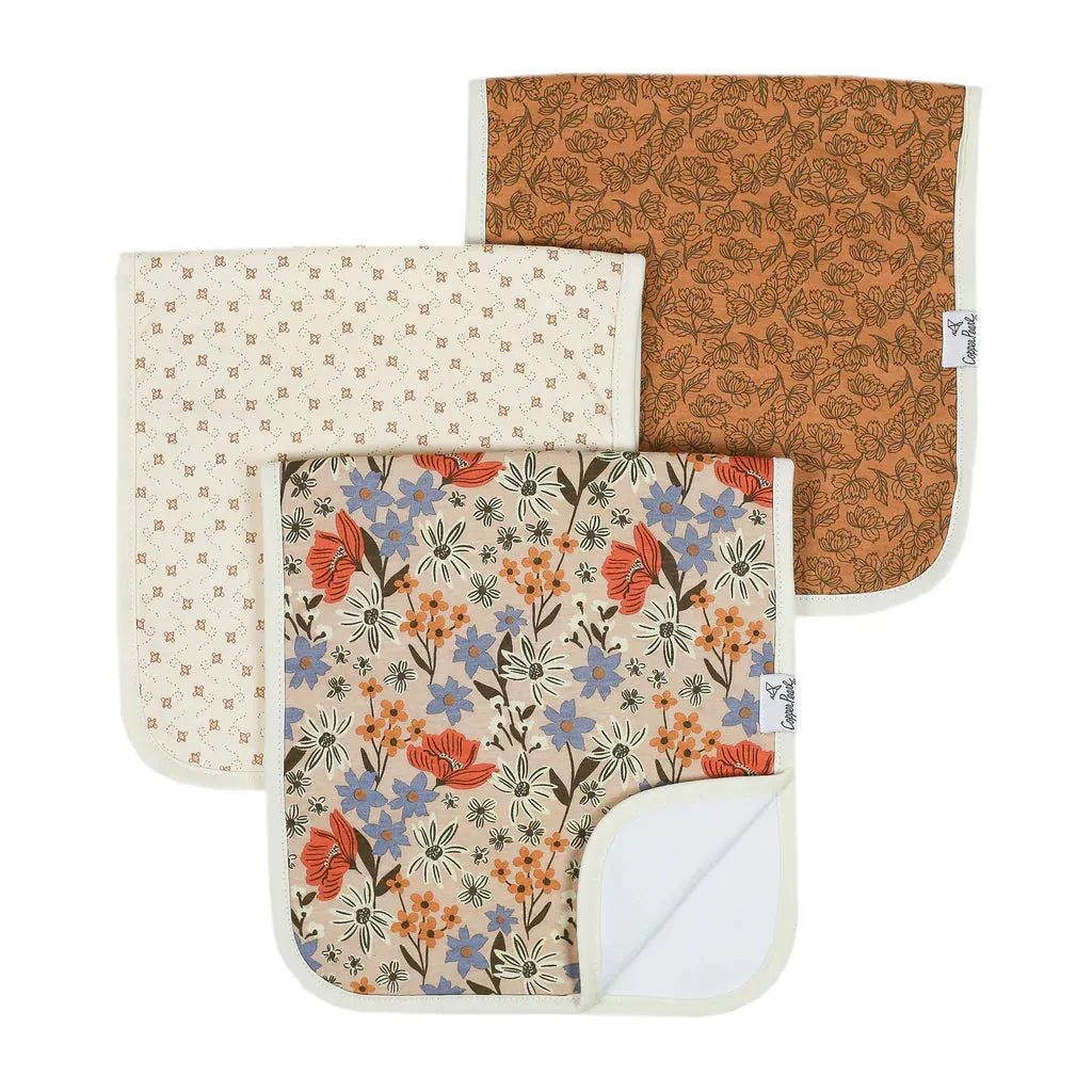 Copper Pearl - Burp Cloth (3 pack) - Eden
