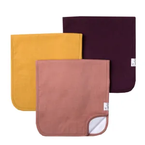 Copper Pearl - Burp Cloth (3 pack) - Jade