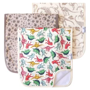 Copper Pearl Jurassic Park Burp Cloth Set