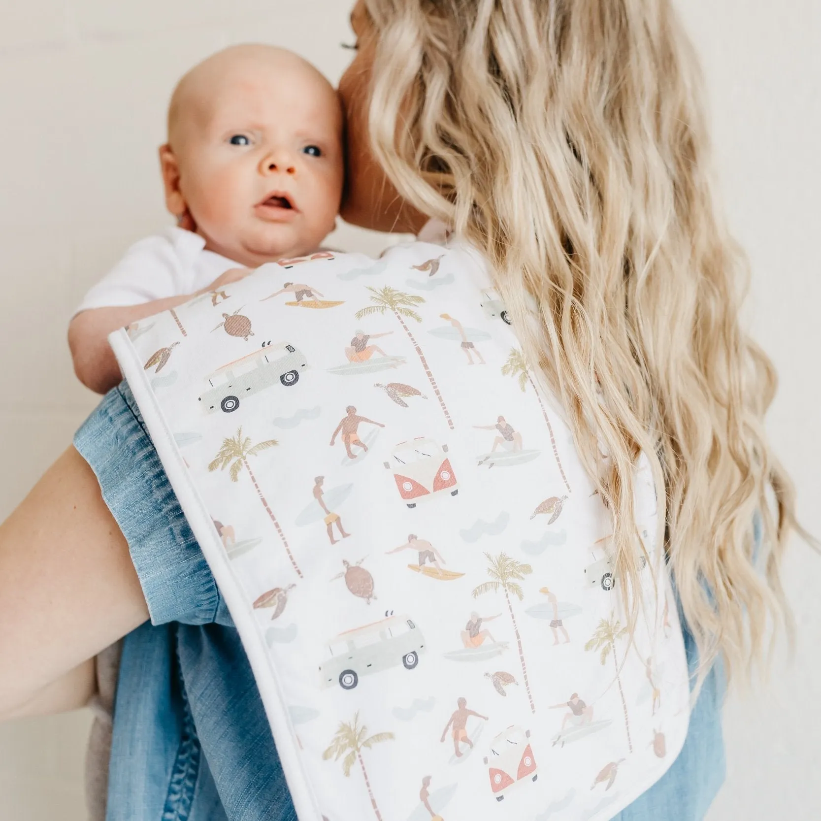 Copper Pearl Premium Burp Cloths | Maui