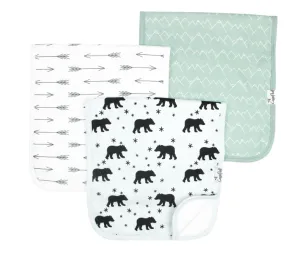 Copper Pearl Single Burp Cloth- Archer
