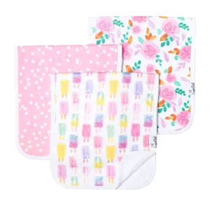 Copper Pearl Single Burp Cloth- Summer