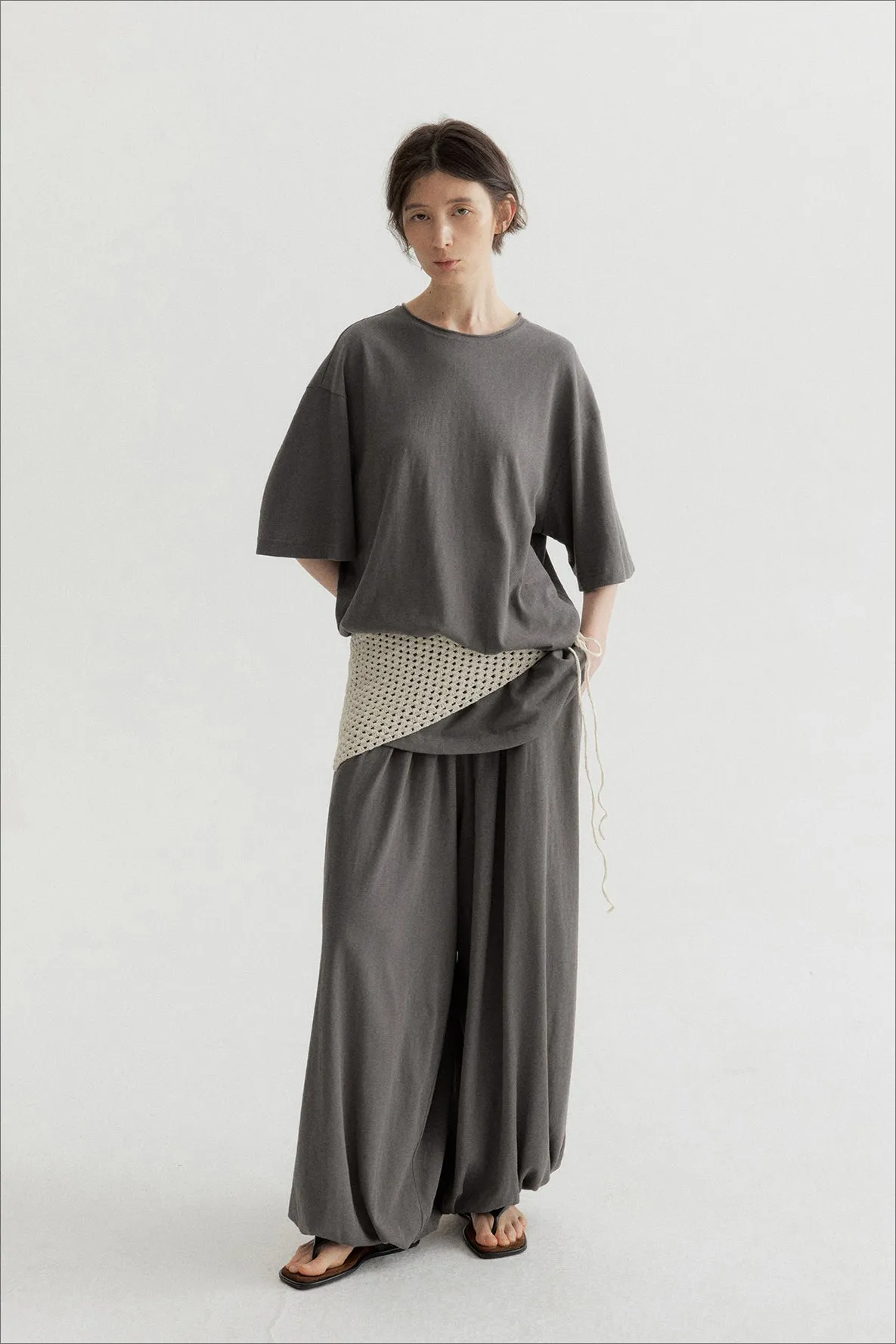 Cotton blend relaxed-fit comfortable pants | 5 color