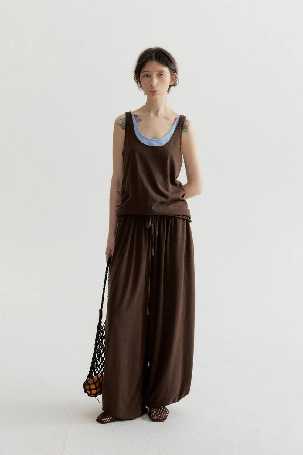 Cotton blend relaxed-fit comfortable pants | 5 color