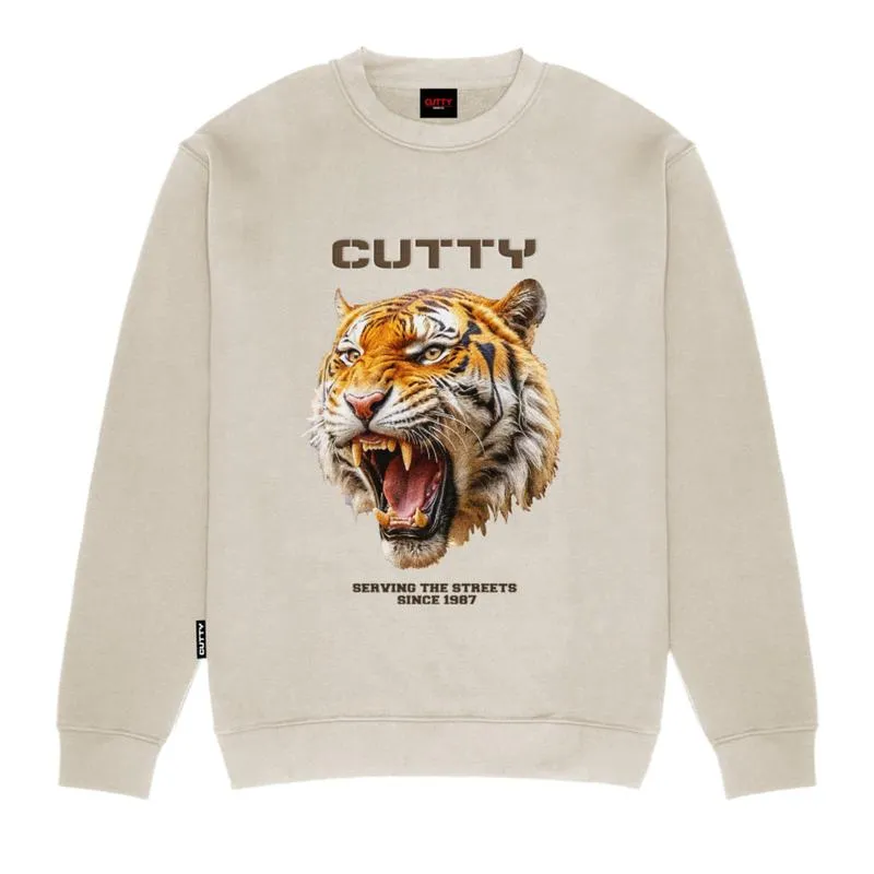 Cutty Saber Crew Neck Sweater - Cream